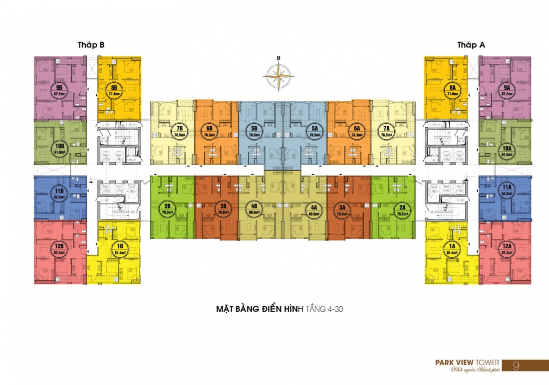 Bảng giá chung cư Đồng Phát Parkview Hoàng Mai